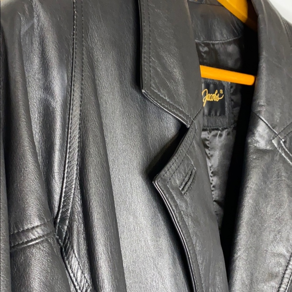 Jay Jacob’s Full length Leather Coat